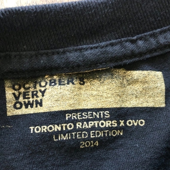 Toronto Raptors X OVO, 2014, NBA, Limited Edition, Long‎ Sleeve, Shirt - Picture 12 of 12